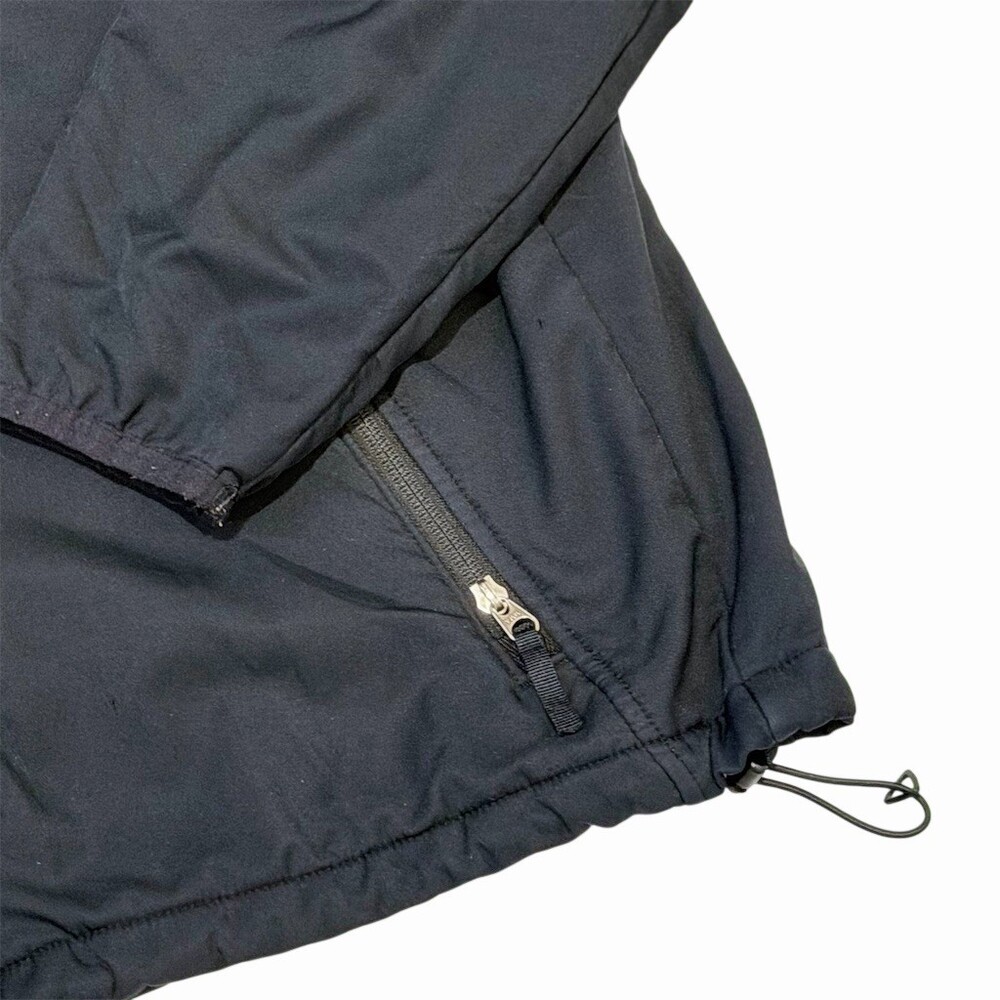 Columbia Kansas Jayhawks KU Mens L Black Windbreaker Jacket Fleece Lined Zip Ful - Picture 9 of 10